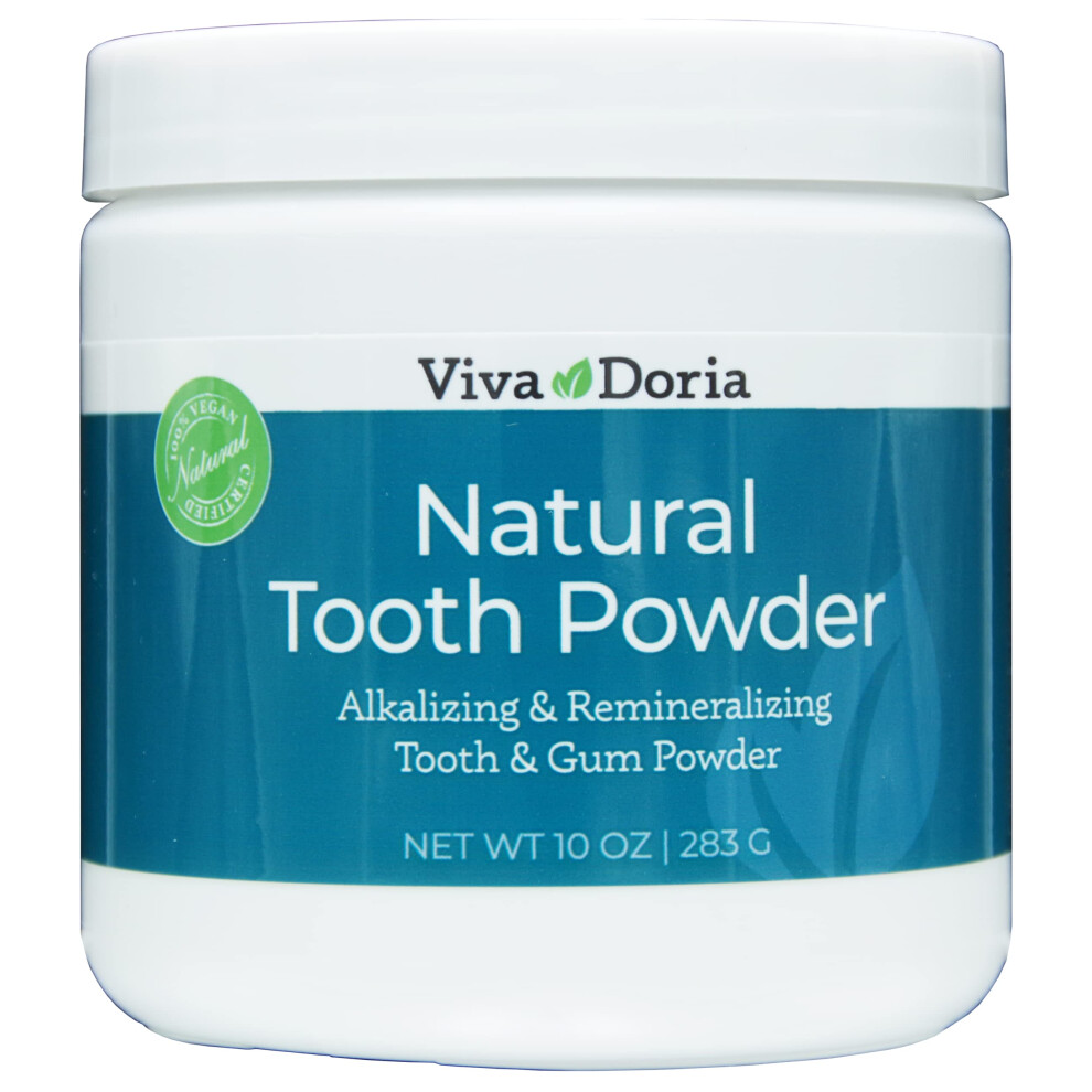 Viva Doria Natural Tooth Powder | Remin Raliser La Poudre Dentaire | Poudre De Blanchiment Des Dents Naturelles | Puissance De Dentifrice | Faisi-image