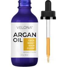 Velona Arganl  2 Fl Oz (mit Pipette) | 100 % rein und natrlich | Marokko-l | Unraffiniert kaltgepresst