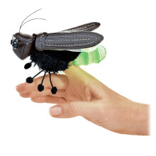 Folkmanis Mini Firefly Finger Puppet Green Black 1 EA