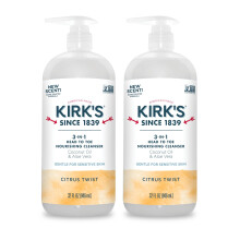 Kirk's 3-in-1 nhrender Flssigreiniger von Kopf bis Fu fr Mnner, Frauen und Kinder Premium-Kokosnussl und Aloe Vera gentechnikfrei und veg