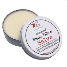 Big Crazy Buffalo Pure Bison Tallow Salve bezzapachowy 1 opakowanie - bez skladnikw drazniacych Proste i czyste maslo do ciala Nawilzanie calego