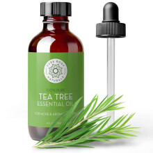 Aceite Esencial de Árbol de Té Pure Body Naturals, 4 Fl Oz con Gotero - Grado Terapéutico Puro