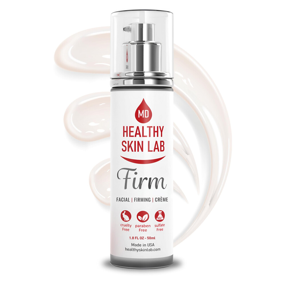 Healthy Skin Lab Firm Skin Tightening Cream  Peptide for Face  Neck & D?collet?  Post-Weight Loss Support  Lifts Crepey Skin  Anti-Aging  Vegan-image-OPC-PHTGBWP-NEW