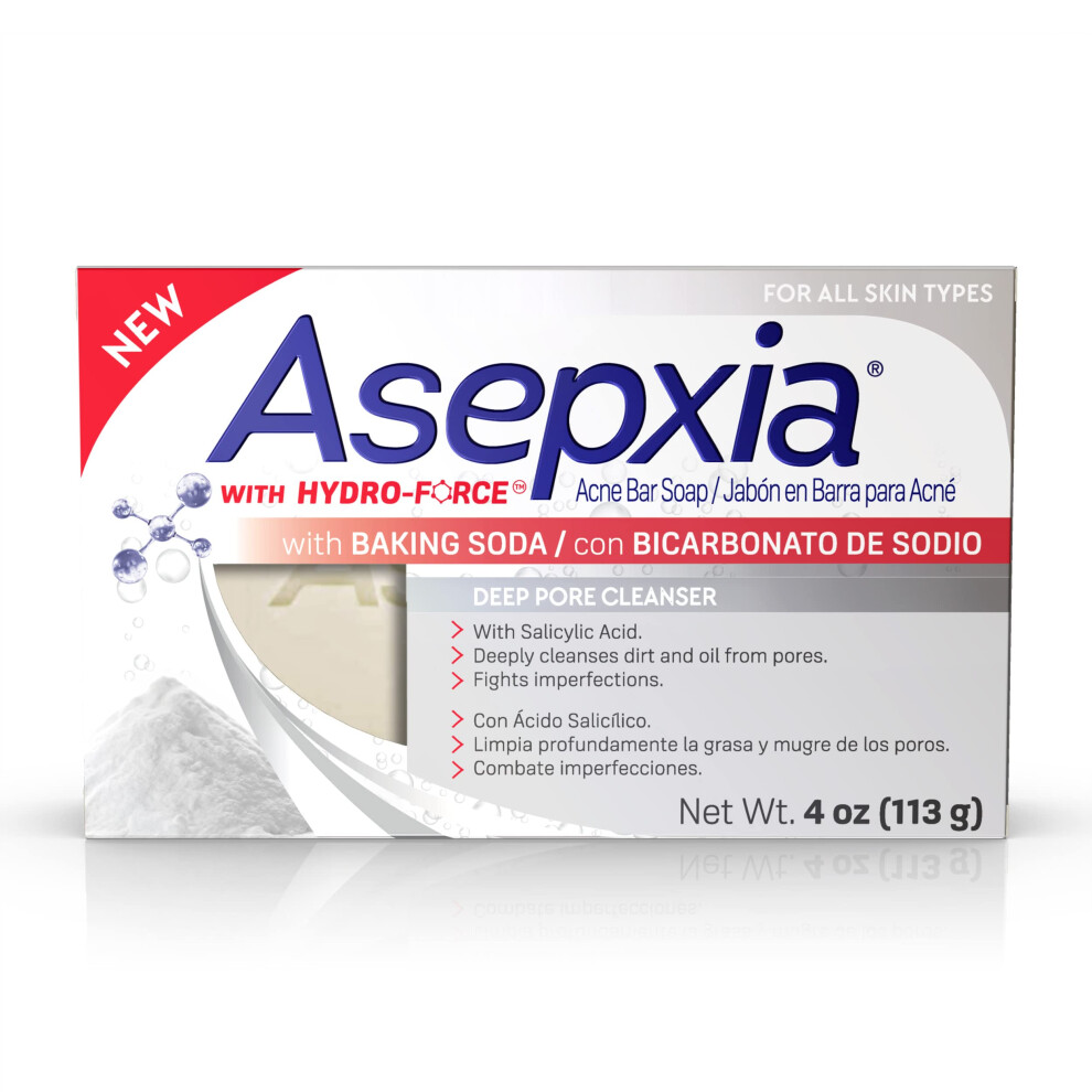 Asepxia Tiefenreinigende Akne-Behandlungsseife Mit Backpulver Und 2 % Salicyls Ure, 118 Ml-image