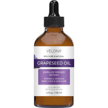 velona Traubenkernl 4 fl oz | 100 % reines und natrliches Trgerl | Raffiniert kaltgepresst | Haut Gesicht Krper Haarpflege | Nutzen Sie es noch