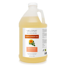 velona Olejek Szafranowy 1 Galon / 128 Fl Oz | 100% czysty i naturalny olej nosnikowy | Wytlok rafinowany tloczony | Gotowanie Skra Wlosy Cialo