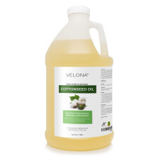 velona Olej z nasion bawelny 64 Fl Oz | 100% czysty i naturalny olej nosnikowy | Rafinowany tloczony na zimno | Gotowanie Skra Twarz Cialo Pielegnac