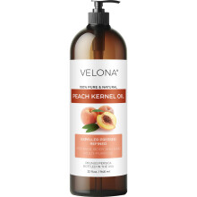 velona Pfirsichkernl 32 Fl Oz | 100 % reines und natrliches Trgerl | Raffiniert kaltgepresst | Kochen Haut Haar Krper & Gesicht Feuchtigkeitsspe