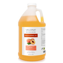 velona Pfirsichkernl 1 Gallone / 128 Fl Oz | 100 % reines und natrliches Trgerl | Raffiniert kaltgepresst | Kochen Haut Haar Krper & Gesicht Feu