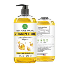 Vitamine E Olie | Pure & Natuurlijke Vitamine E Olie I Organisch & Hexaan Vrij 60000 IU Tocopherol