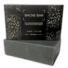 Bacne Bar: Helt naturlig aknetvl med trkol Pimpsten Tea Tree Oil & E-vitamin fr att bli av med Bacne Snabb Acne-behandling som en del av en kl