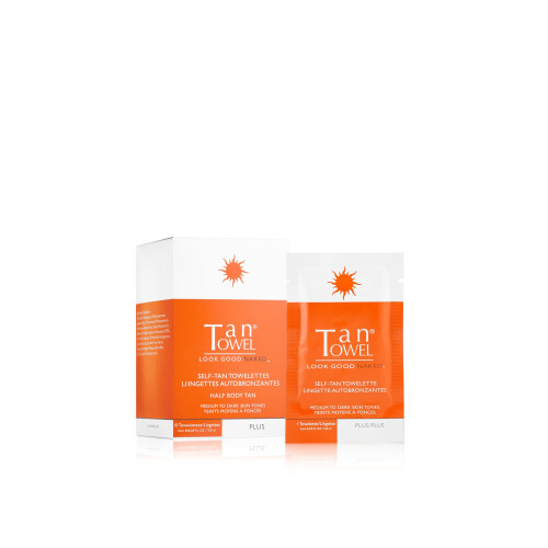 Tantowel Half Body Tan Towelettes - 10 pack plus 10 comptes (pack de 1)