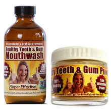 Happy Teeth & Gum Kit - Förbättra din munhälsa! Hjälper vid tandköttsrecession, blödande tandkött, tar bort plack