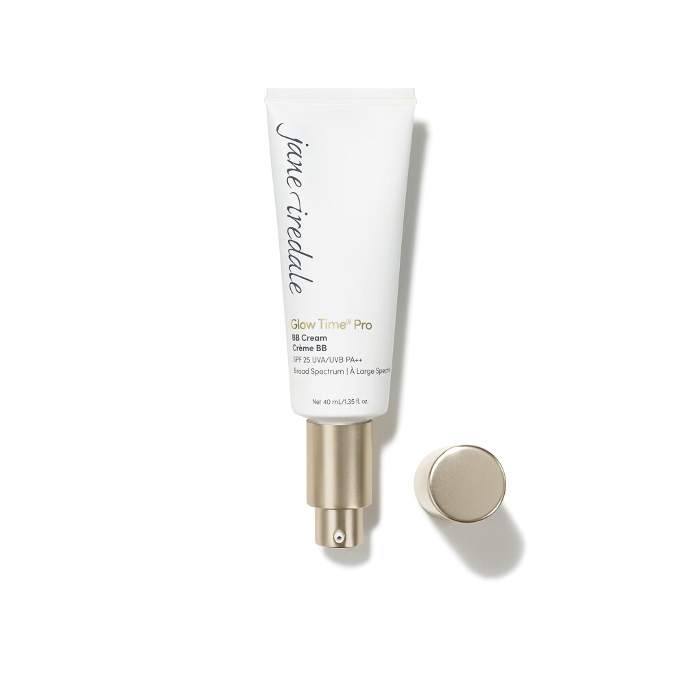 jane iredale Glow Time Pro BB Cream | Weightless Blemish Concealer | SPF 25 Broad Spectrum Sun Protection | Light with Neutral Gold/Peach Underto