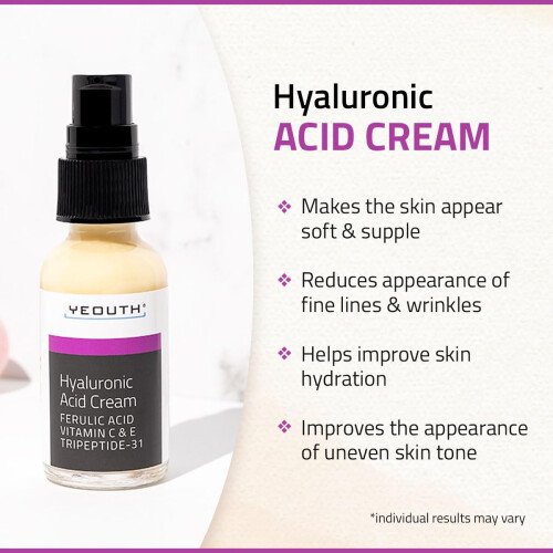 YEOUTH, Hyaluronsäure Creme, 1 fl oz (30 ml) 2