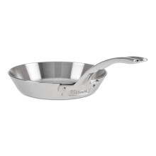 Viking Culinary Contemporary 3-Ply Stainless Steel Fry Pan  8 Inch  Ergonomic Stay-Cool Handle  Dishwasher  Oven Safe  Works on All Cooktops incl