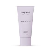 Maslo do ciala Deep Steep Lavender Vanilla 6 uncji - Bogaty krem ??nawilzajacy z ceramidami Olej kokosowy Olej arganowy i aloes - Vegan Clean Bea