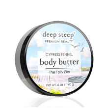 Maslo do ciala Deep Steep Cypress Koper wloski (The Folly Pier) 6 uncji - Bogaty krem ??nawilzajacy z ceramidami Olej kokosowy Olej arganowy i al