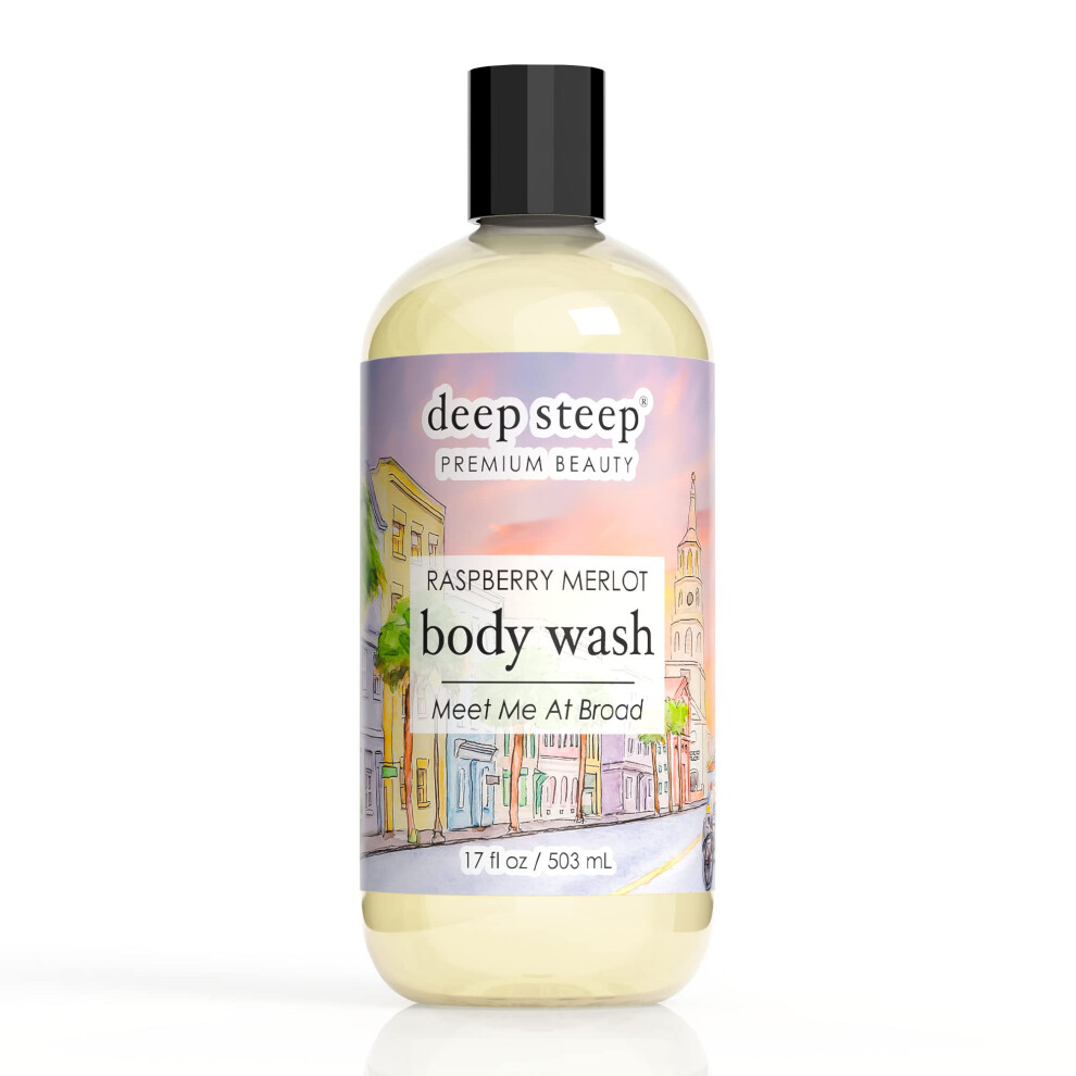 Deep Steep Body Wash 17 oz (Raspberry Merlot)-image-OPC-PHTGCQN-NEW