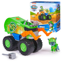 Paw Patrol: Rescue Wheels Rockys Recycle Truck Toy Truck with Projectile Launcher and Collectible Action Figure Kids Toys for Boys & Girls Ages