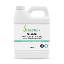 Soapeauty Olej palmowy RBD tloczony na zimno 100% czysty i naturalny 32 fl oz