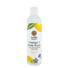 Griffin Remedy Omega 3 Duschgel therische Grapefruitle und Bio-MSM, cremig, feuchtigkeitsspendend, vllig natrlich, parabenfrei, sulfatfrei, 2