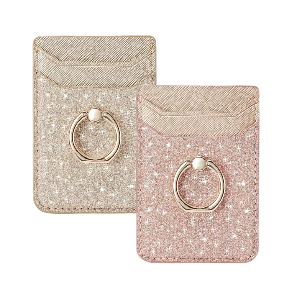 Biajiya Porta Della Scheda Telefonica Rfid Portafoglio Credito Adesivo Canca Adesivo Porta Della Scheda Stick-On Per Donne E Uomini Sul Telefono Per