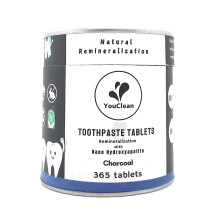 Pacchetto di ricarica youclean - compresse di dentifricio 365 - Remineralizzazione naturale e sbiancamento con nano idrossiapatite - Viaggio o uso qu