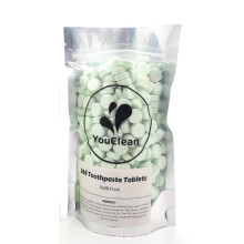 YouClean Nachfllpack 365 Zahnpasta-Tabletten Natrliche Remineralisierung & Aufhellung mit Nano-Hydroxylapatit Reisen oder tglicher Gebrauch