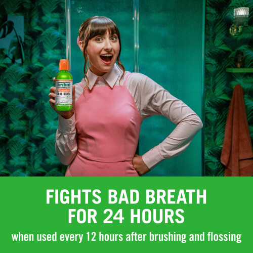 TheraBreath Fresh Breath Munvatten Mild Mintsmak Alkoholfri 16 Fl Oz (2-pack) 1