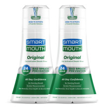 SmartMouth Original Activated Mouthwash - Vuxen munvatten fr frisk andedrkt - Oral skljning fr 24-timmars dlig andedrkt med tv gnger dagl