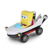 Nick Kart Racers - Pull Back Spongebob Boatmobile; Straight from The Game Nickelodeon Kart Racers 3: Slime Speedway ; No Batteries Required; Grip