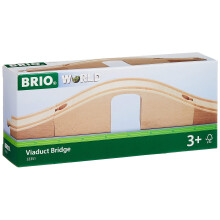 BRIO World 33351 Viaduktov most 3dln dreven vlcek pro deti od 3 let