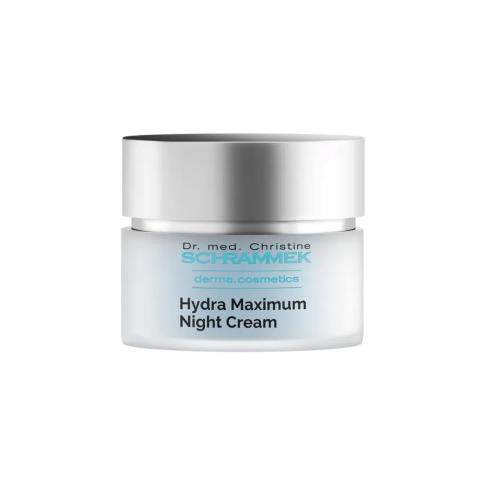 Schrammek Cream Hydra Maximum Night (1.7 Fl Oz) - Intensive Night For Dehydrated Skin - Provides Moisture Overnight - Hyaluronic Acid Vitamin E - Fa