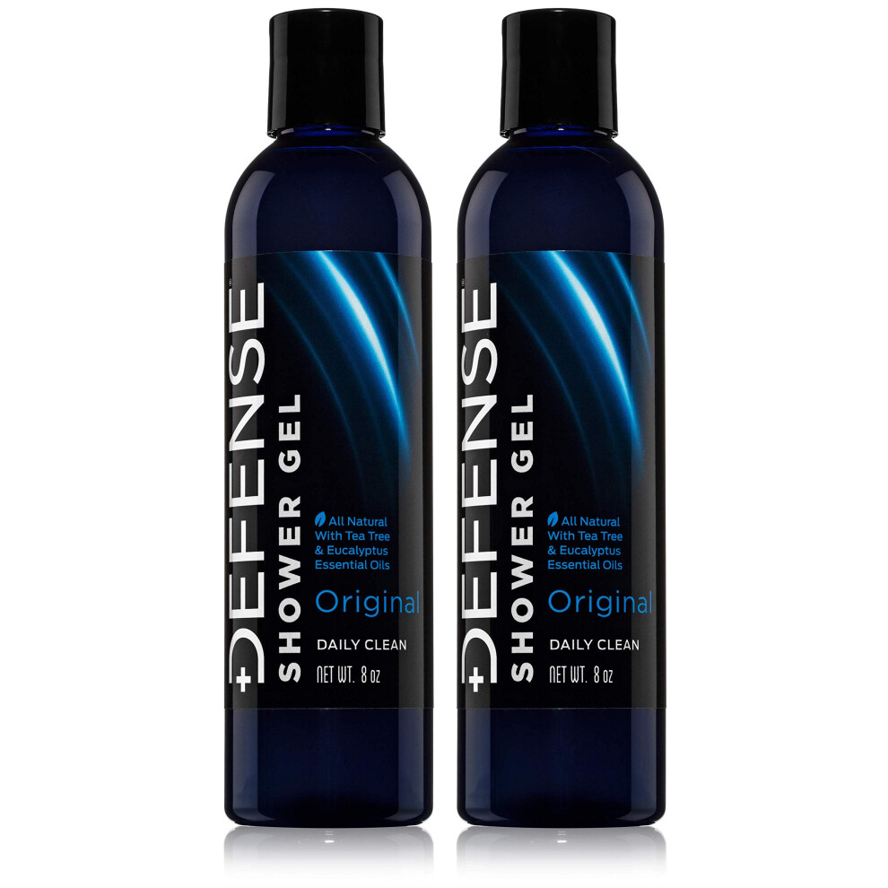 Defense Soap Organic Tea Tree Body Wash | All Natural Shower Gel with Tea Tree Oil  Eucalyptus Oil  and Aloe Vera. Wrestling Inspired  For All Me-image-OPC-PHTGDFZ-NEW