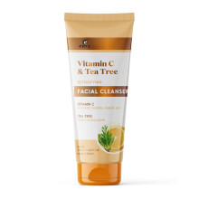 Envy Gesichtsreiniger mit Vitamin C und Teebaum     Erfrischender Gelreiniger f   r ausgeglichene, strahlende Haut     Entfernt sanft Unreinheiten und