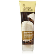 Desert Essence Bagnoschiuma al cocco 8 fl. oz Senza glutine Vegan Cruelty Free Idratante Nutriente Idratante Olio di cocco Olio di jojoba