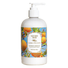 Camille Beckman Citrus Grove duftende, seidige Krpercreme, tgliche Feuchtigkeitscreme fr alle Hauttypen, nicht fettende, vegane Formel, um Hnde u