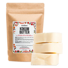 Better Shea Butter Surowe maslo Kokum nierafinowane - Maslo do ciala w kostce do wyrobu mydla i masla do majsterkowania Produkty do skry i wlos