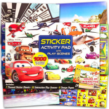 Paquete de pegatinas y libro de actividades de Disney Cars (ms de 1000 pegatinas, 12 escenas de juego y ms)