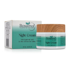 Rosamix Nachtcrme met hyaluronzuur en olijfolie uit Galilea 1.69FLOZ (50 ml)