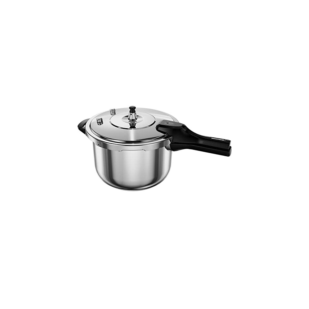 WantJoin Pressure Cooker 8 Quart Stainless Steel Pressure Canner Induction Compatible Cookware with Spring Valve Safeguard Devices Compatible w