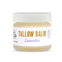 BUFFALO GAL Grassfed Beauty Regenerativer Lavendel-Talgbalsam, trocken gerendert, therapeutische Qualitt, im Labor getesteter Talg, grasgeftterter,