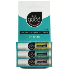 All Good Organic SPF15 Lippenbalsam Feuchtigkeitsspendende Lippenpflege mit Olivenl, Bienenwachs, Ringelblume, Lavendel, Vitamin E Lippenfeuchti