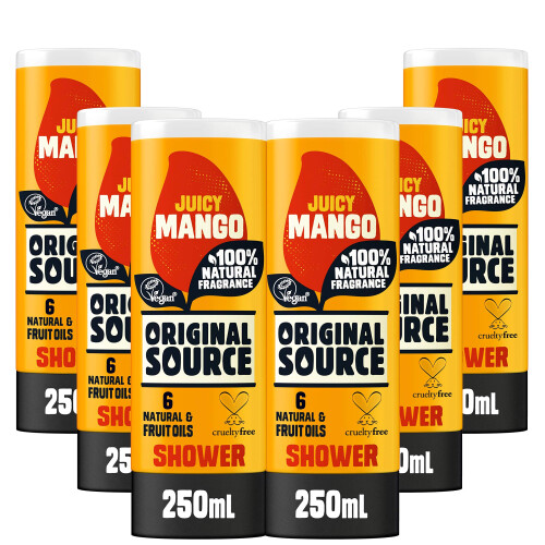 Original Source ORIgINAL SOURcE Mango Shower gel 250 ml - Pack of 6