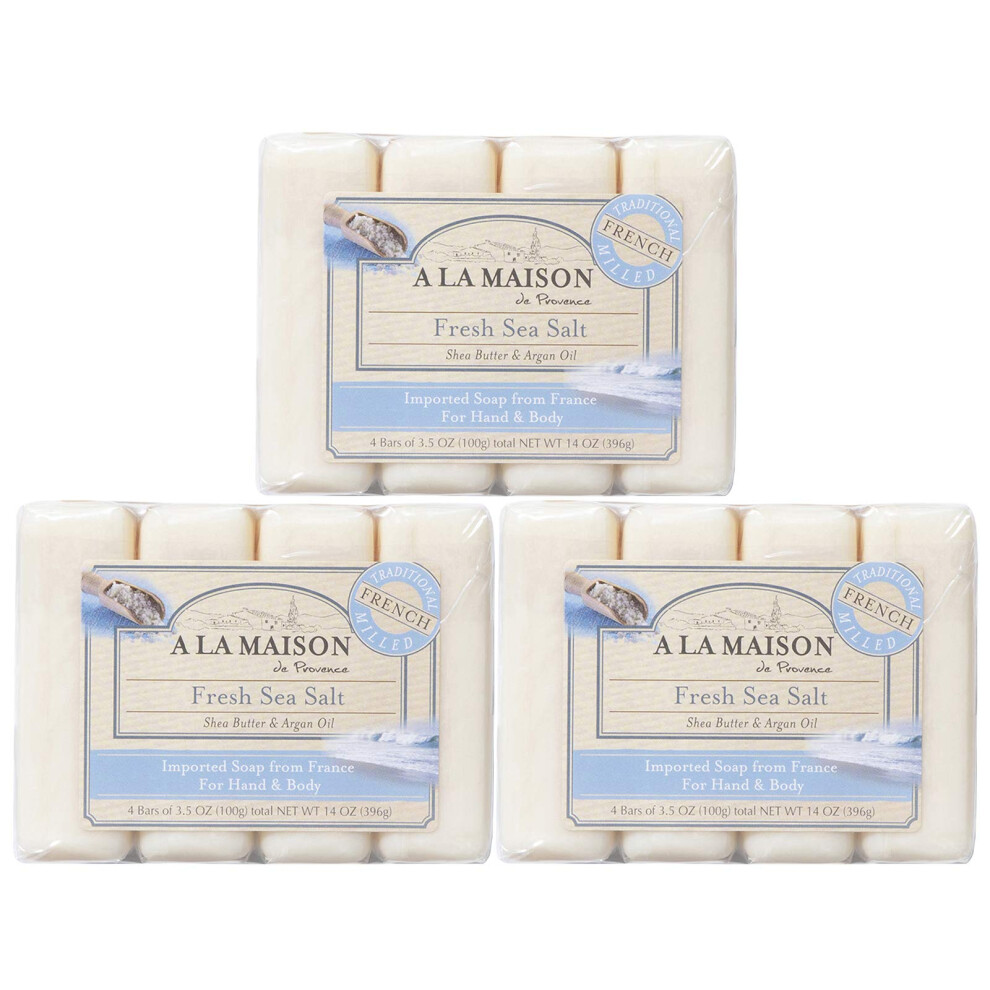 Zu Hause Lavender A La Maison Rosemary Olive Oil Bar Soap - Uses: Hand And Body, Triple Milled, Essential Oils, Plant Based, Vegan, Cruelty-Free, Alcohol & Par