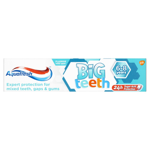 Aquafresh mon dentifrice Big dents 6 ans + (50 ml)