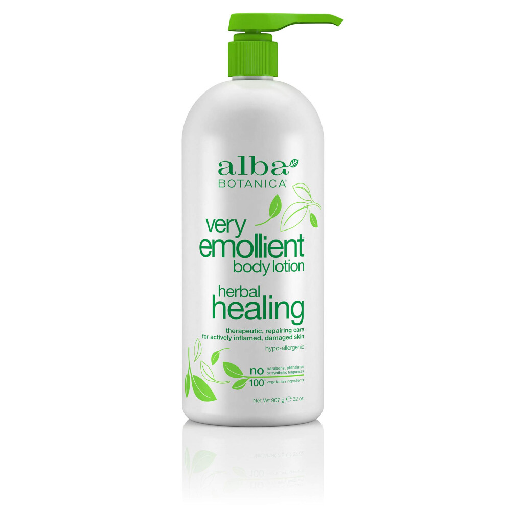 Alba Botanica Very Emollient Herbal Healing Body Lotion 32 Fl Oz
