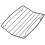 MasterClass KCMCTRAYNS26 26 x 20 cm Non Stick Roasting Rack V Shaped Carbon Steel Silver 1