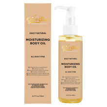 OilnGlow 100% Pure Natuurlijke Hydraterende Bodyolie Na Douche met Vitamine E, Kokos, Jojoba, Olijf & Amandel